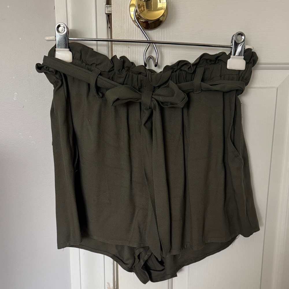 Jack by BB Dakota High Waist Olive Shorts